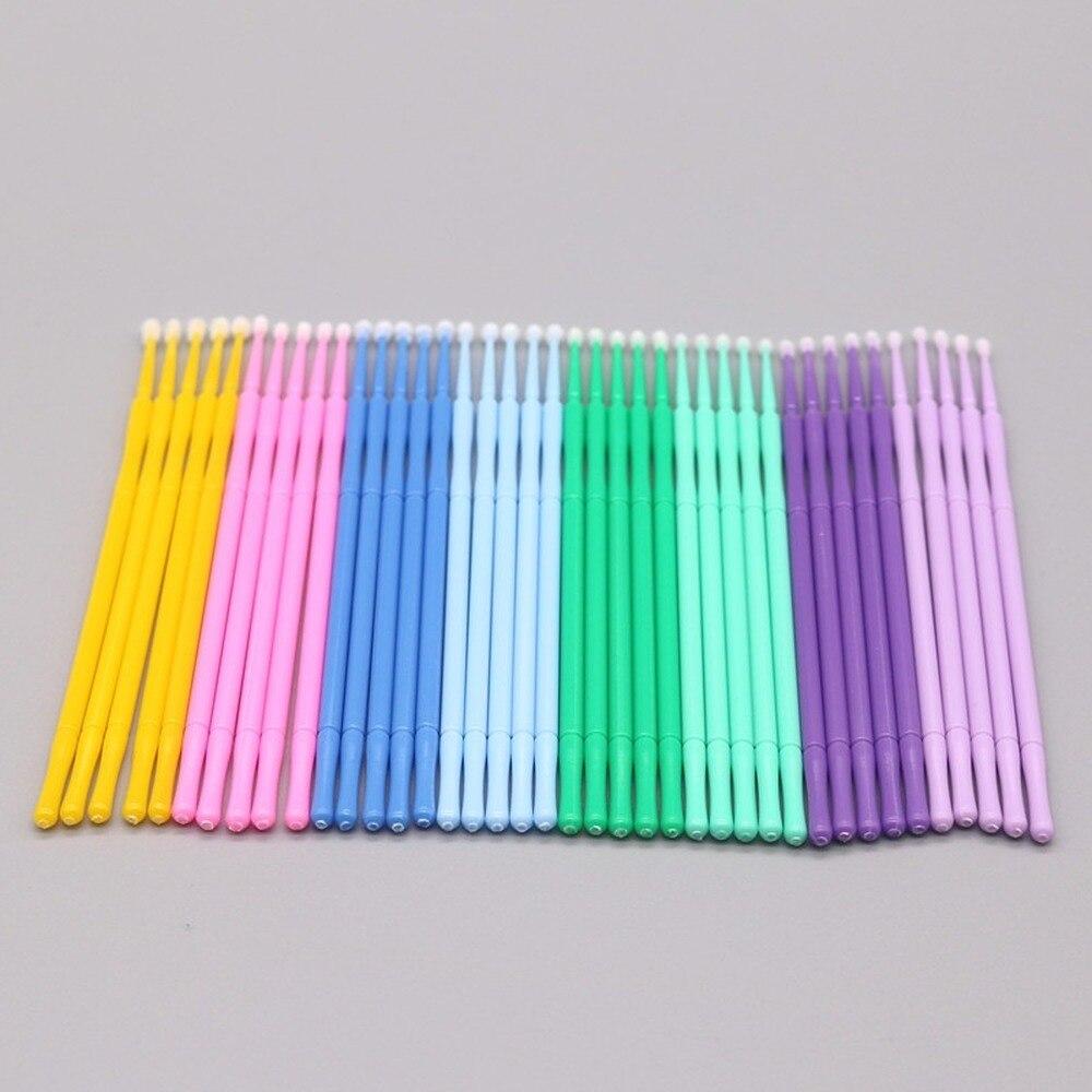 Lash Adhesive Glue - 100 Buah/Lot Kuas Mikro Riasan Ekstensi