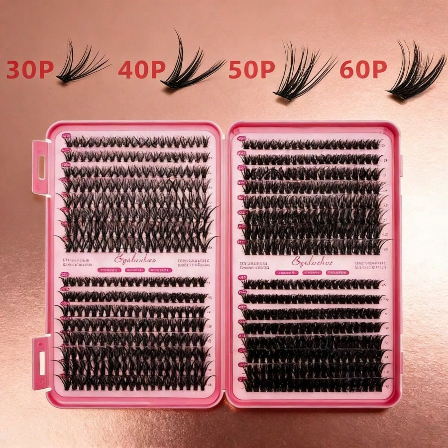 Eyelash Extension Volume - Ekstensi Bulu Mata DIY Bersegmen Runcing,