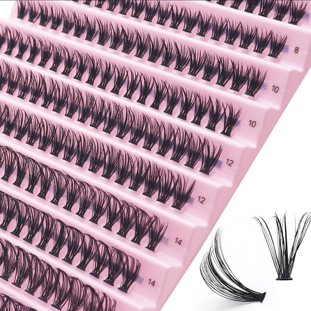 Eyelash Extension Human Hair - 40D 8/10/12/14/16mm individu bulu mata Kelompok