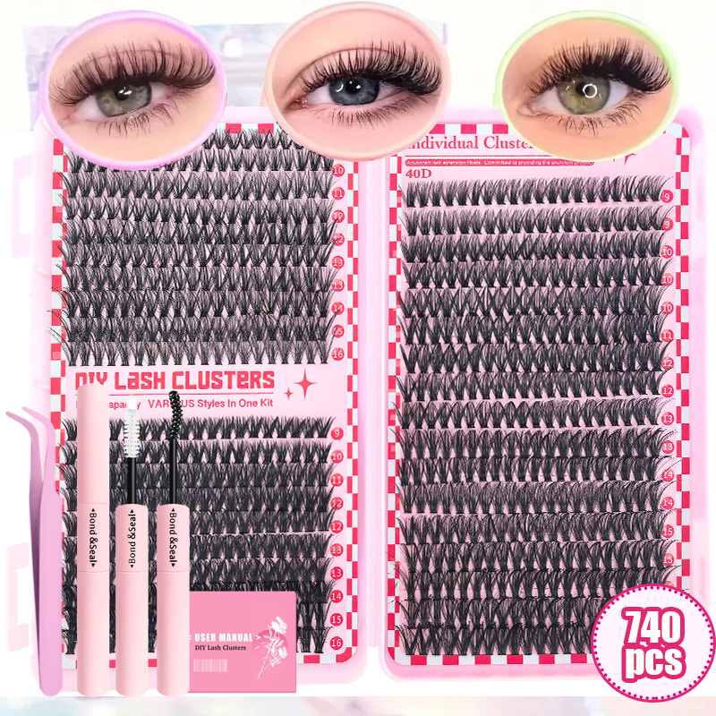 Eyelash Extension Uv Glue - Kit Ekstensi Bulu Mata DIY 30D40D50D80D