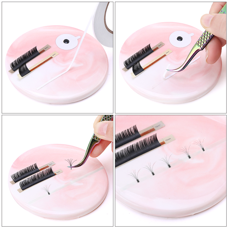 40 M/Set Kaset Kipas Mudah Per - Eyelash Extension Volume ulasan dan harga