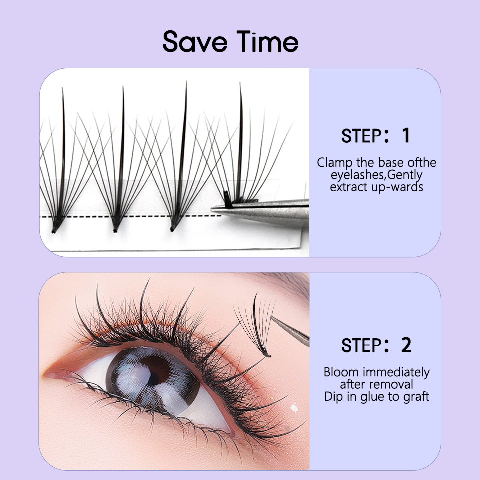 AGUUD 3D 5D 7D 9D 11D 13D 15D  - Eyelash Extension Hybrid ulasan dan harga