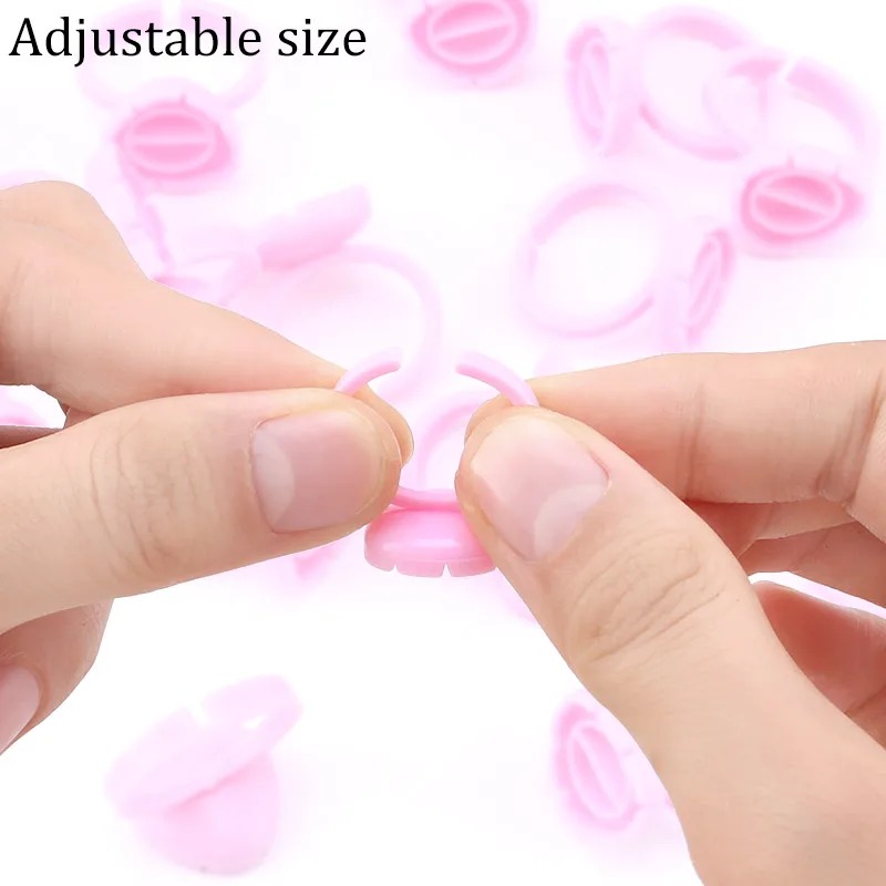 100 Buah Wadah Tempat Pigmen T - Eyelash Extension Repair ulasan dan harga