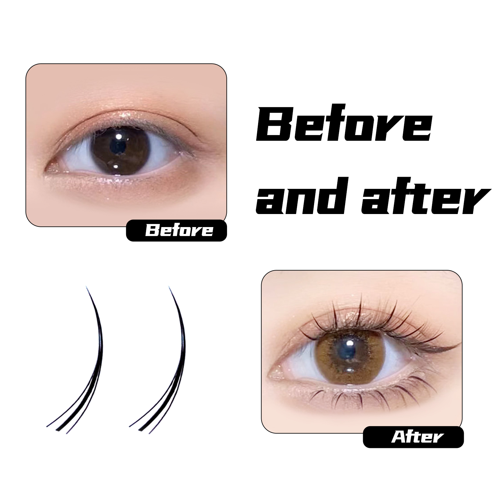 A-type M bulu mata cangkok bul - Eyelash Extension Hybrid ulasan dan harga