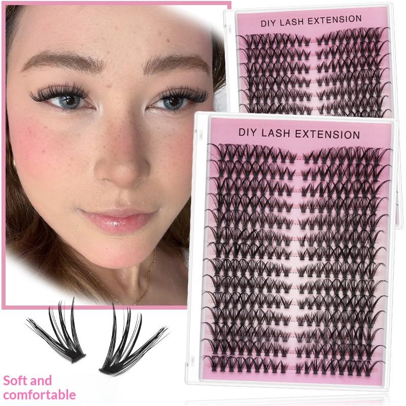 20pcs DIY Bulu Mata Palsu Ekst - Eyelash Extension Volume ulasan dan harga