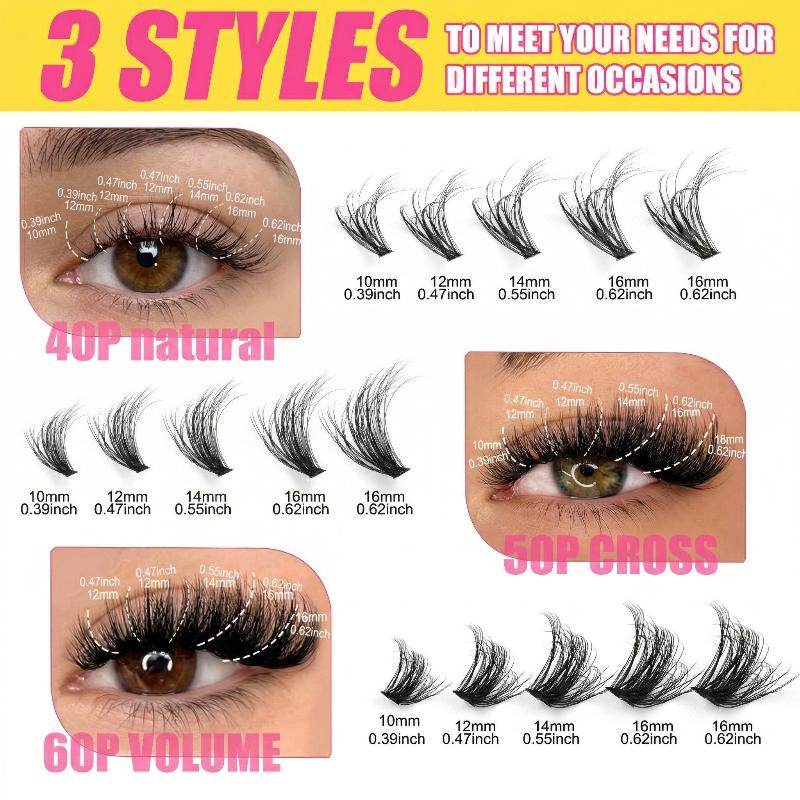 Bulu Mata Palsu Cluster Indivi - Eyelash Extension Volume ulasan dan harga