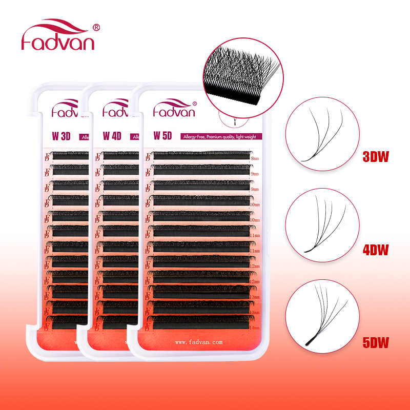 FADVAN W 3D 4D 5D 8-12/8-14mm  - Eyelash Extension Hybrid ulasan dan harga
