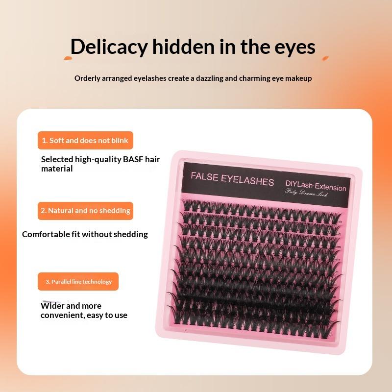 8 hingga 16mm D Curl Fluffy La - Eyelash Extension Volume ulasan dan harga
