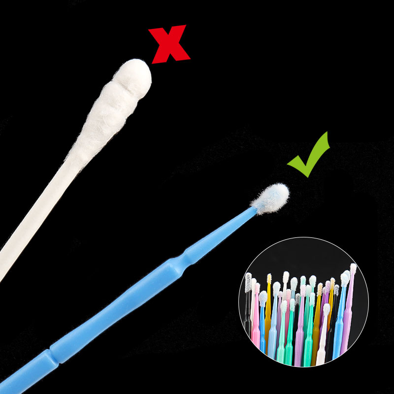 100PCS/Kantong Swab Pembersih  - Lash Adhesive Glue ulasan dan harga
