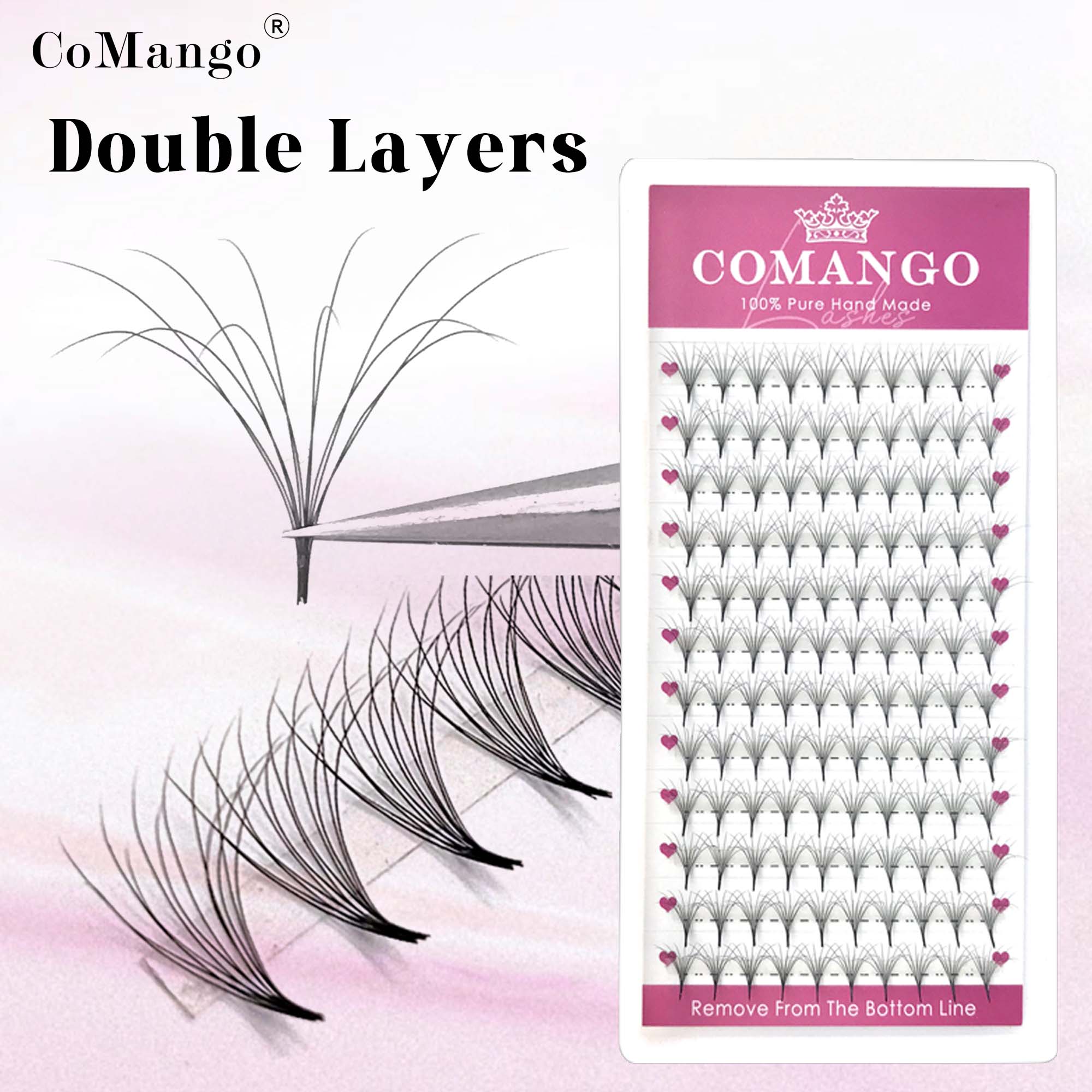 COMANGO cantik dua lapis berbu - Eyelash Extension Hybrid ulasan dan harga