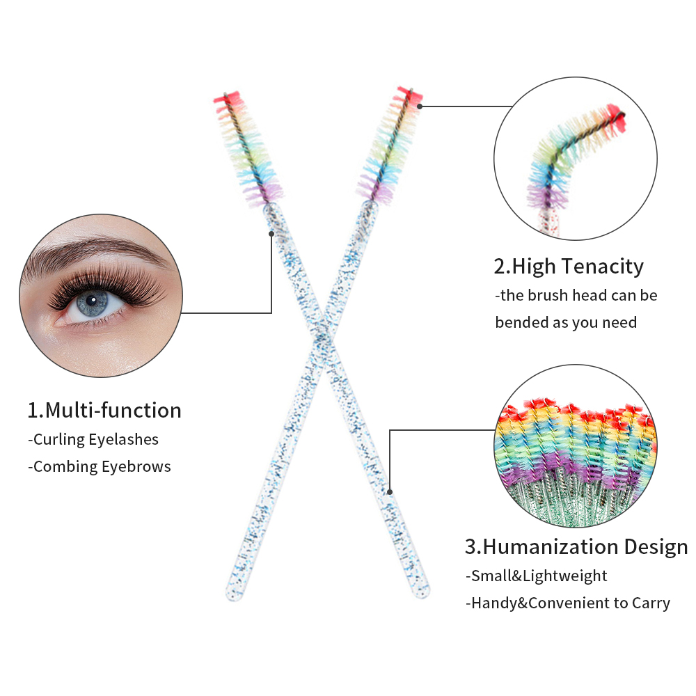 50 Buah Kuas Rias Bulu Mata Kr - Eyelash Extension Repair ulasan dan harga