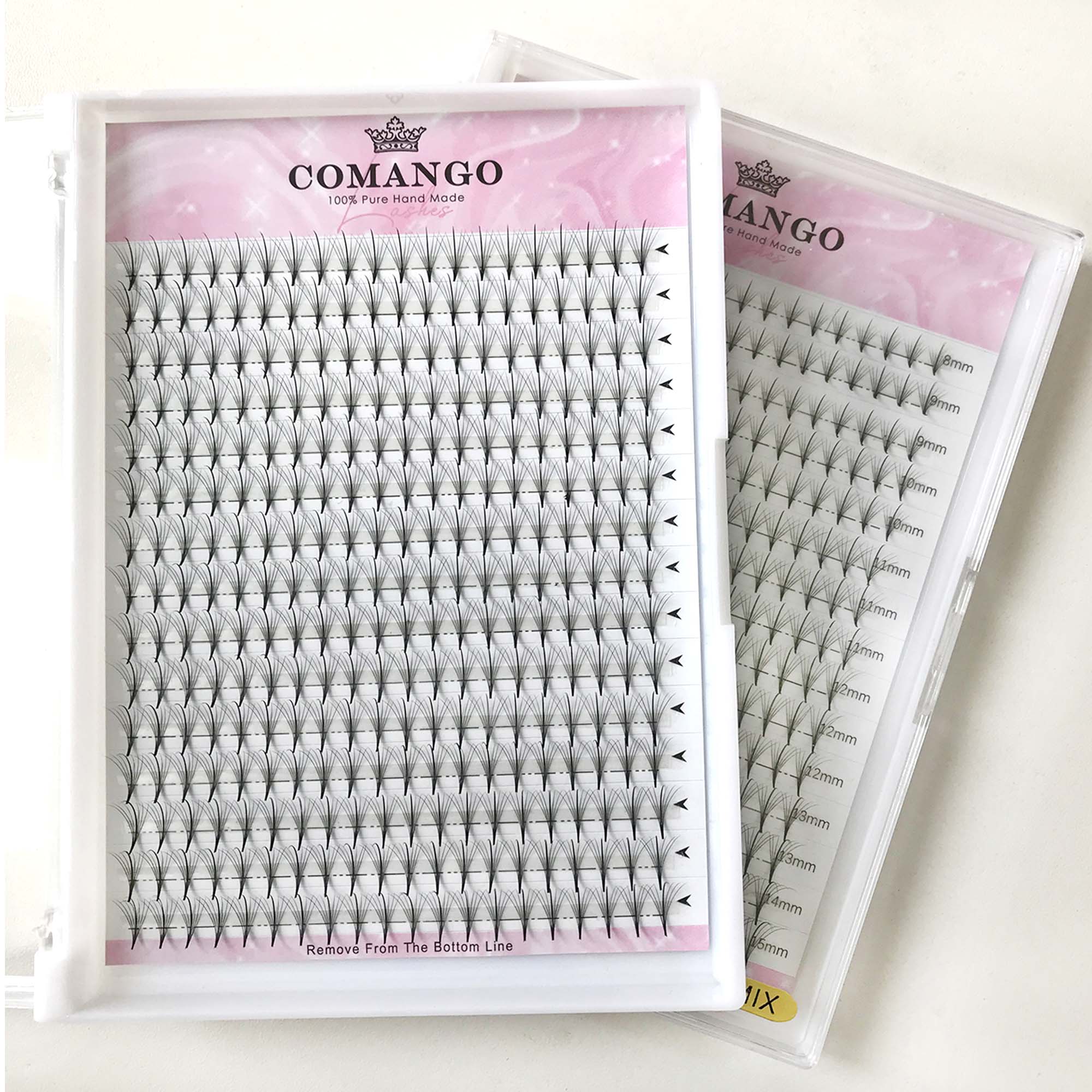 7D 300fans basis runcing tipis - Eyelash Extension Hybrid ulasan dan harga