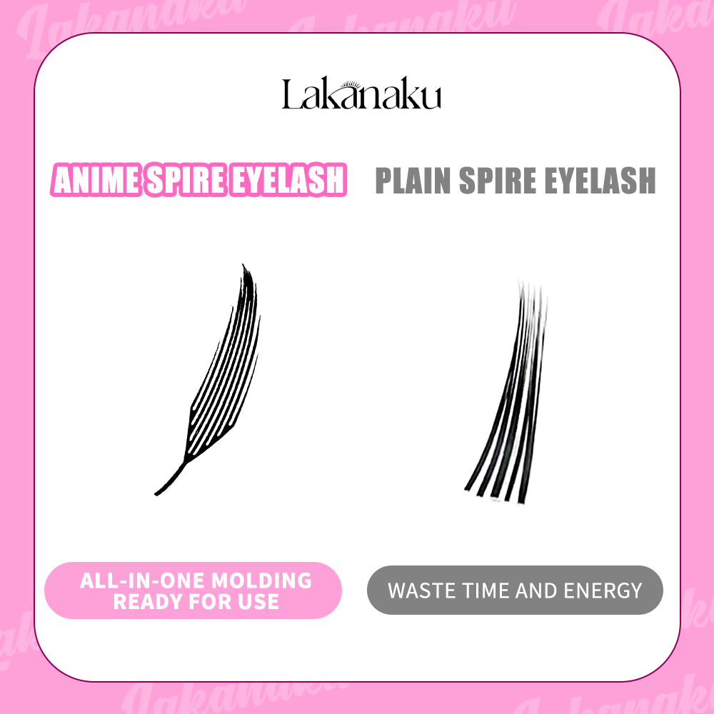 LAKANAKU Manga Anime Spire Bul - Eyelash Extension Hybrid ulasan dan harga