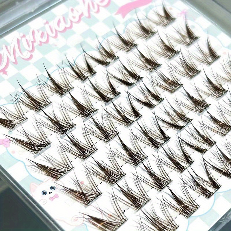 Mixiaohe Bulu Mata Cluster Tan - Lash Adhesive Glue ulasan dan harga
