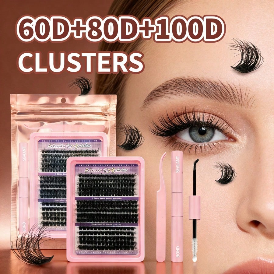 Ekstensi Bulu Mata DIY Bersegm - Eyelash Extension Volume ulasan dan harga
