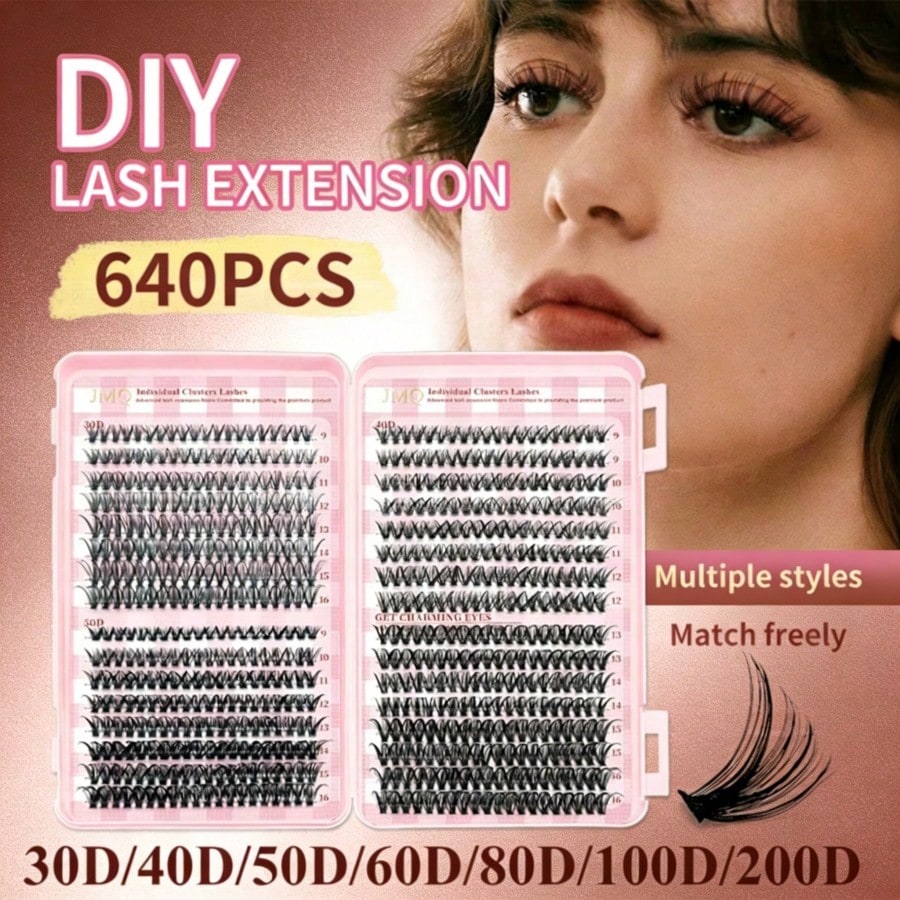 Ekstensi Bulu Mata DIY Bersegm - Eyelash Extension Volume ulasan dan harga