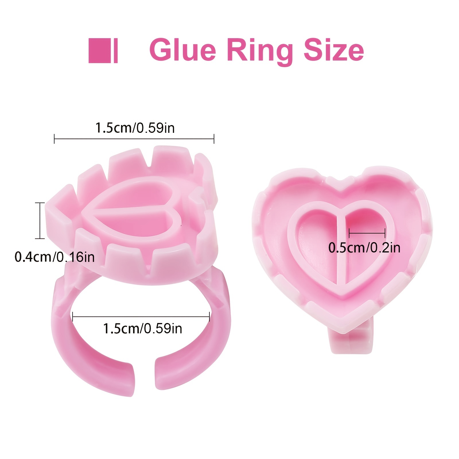 100 PCS Cincin Lem Bulu Mata B - Eyelash Extension Repair ulasan dan harga