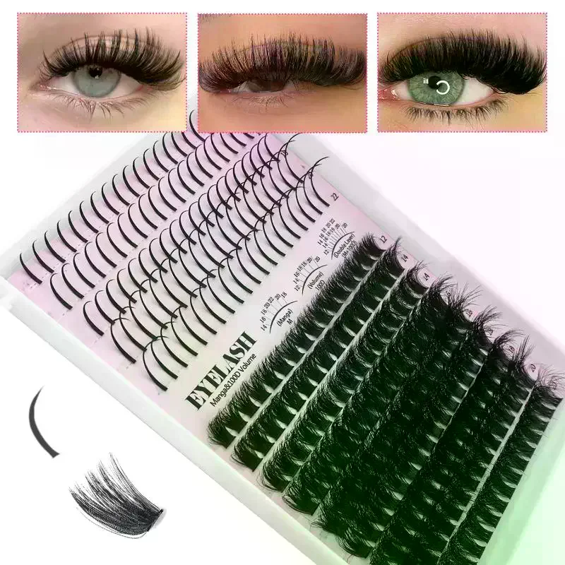 Kit Bulu Mata Lash Clusters, B - Eyelash Extension Volume ulasan dan harga
