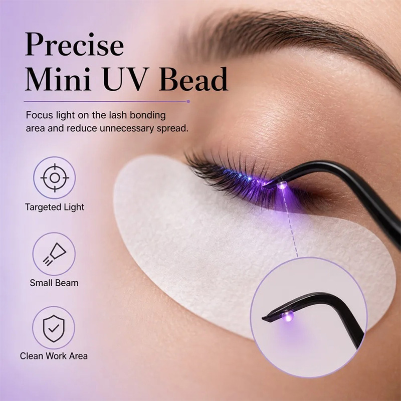 Pinset Lampu UV Mini untuk Bul - Eyelash Extension Uv Glue ulasan dan harga