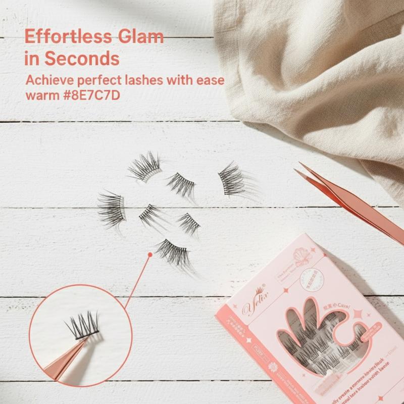 7 Baris Bulu Mata Palsu Tanpa  - Lash Adhesive Glue ulasan dan harga
