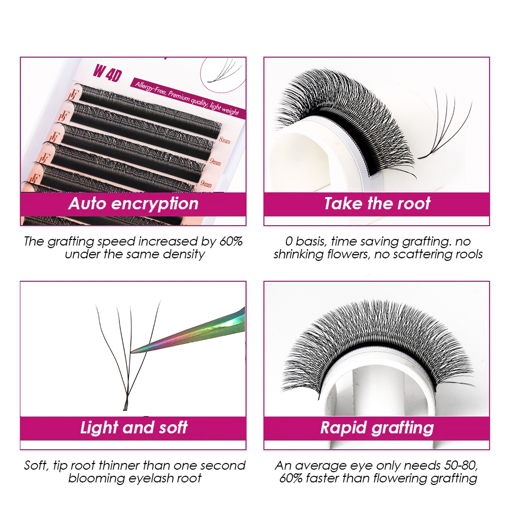 FADVAN bulu mata 3D/4D/5D W, b - Eyelash Extension Hybrid ulasan dan harga