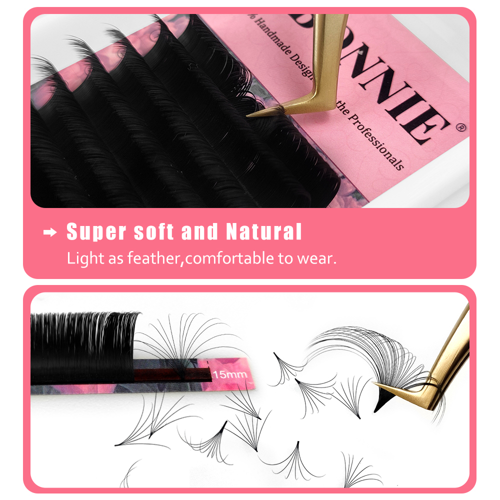 ABONNIE Bulu Mata Kipas Mudah  - Eyelash Extension Hybrid ulasan dan harga