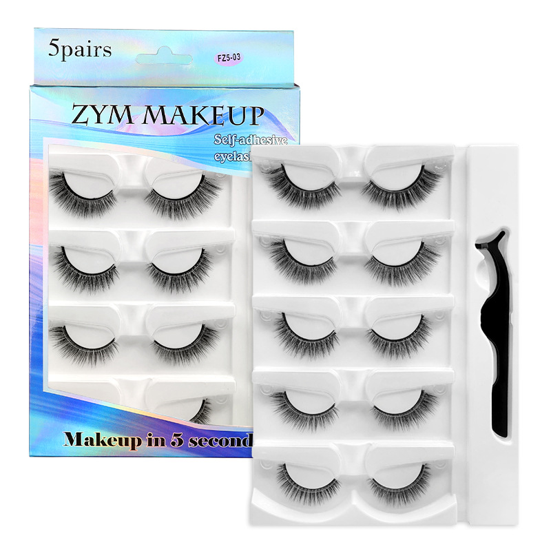 5 Pasang Bulu Mata Palsu 3D Al - Eyelash Extension Uv Glue ulasan dan harga