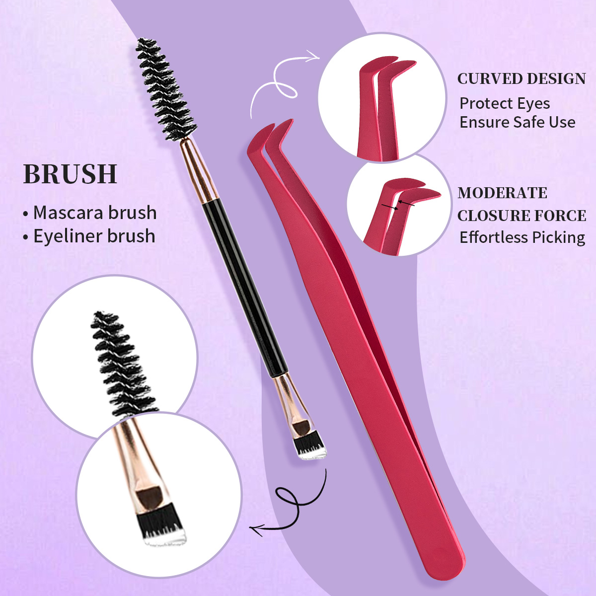 Kit Bulu Mata Kluster Lembut V - Eyelash Extension Volume ulasan dan harga